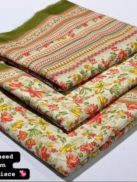 Lawn 3 PIECE Unstich DRESS Buy One Get one free