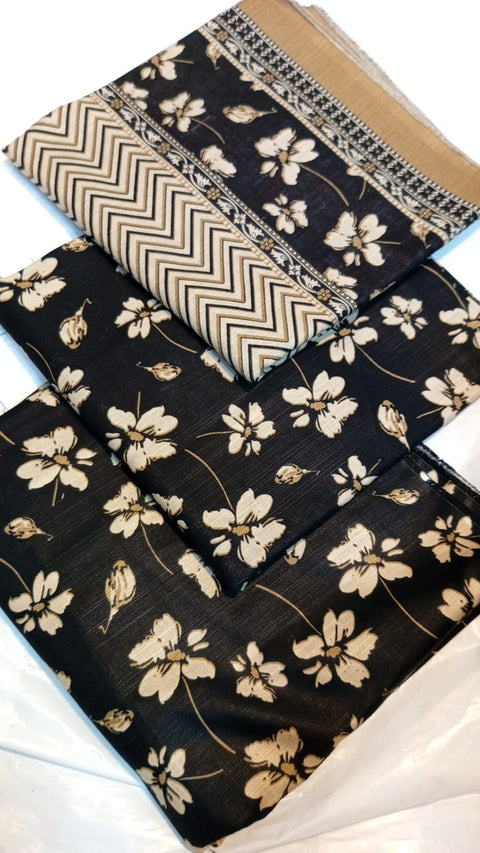 BUY 1 GET 1 FREE Lawn 3 PIECE Unstich DRESS