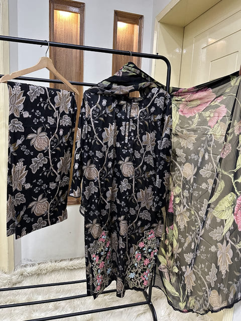 3 PIECE STICHED DRESS
