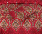 Red Paisley - Bed Sheet Set Buy One Get one free