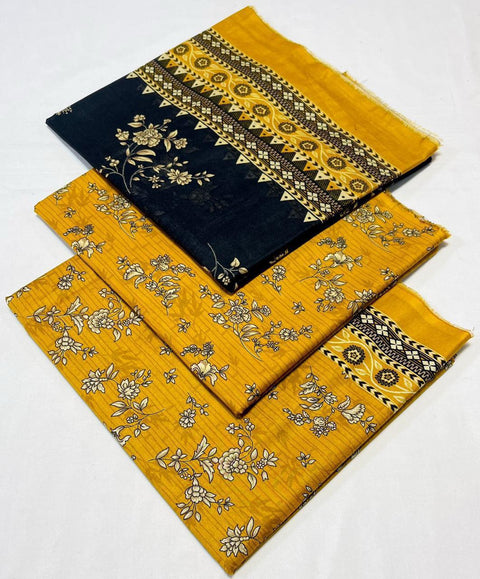 Lawn 3 PIECE Unstich DRESS Buy One Get one free