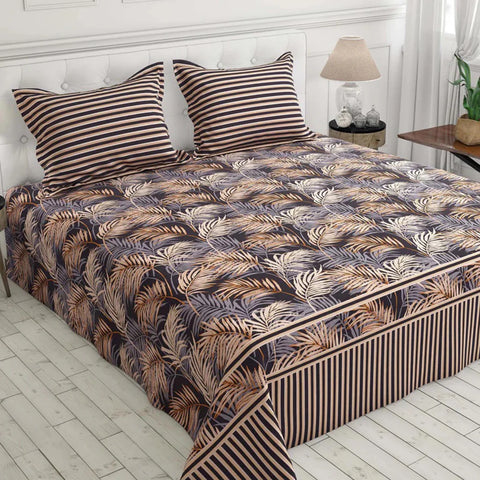 Golden Leaf - Bed Sheet Set Buy One Get one free