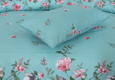 Aqua Bloom - Bed Sheet Set Buy One Get one free