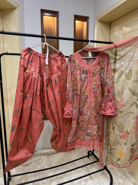 3 PIECE STICHED DRESS