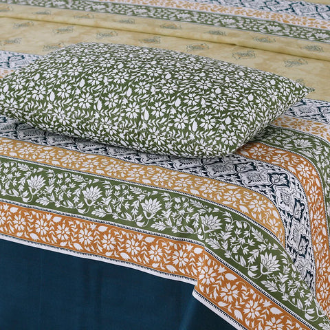 Floral Elegance - Bed Sheet Set Buy One Get one free