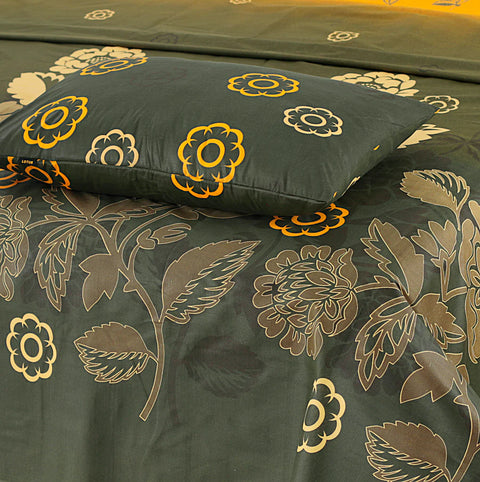Golden Bloom - Bed Sheet Set Buy One Get one free