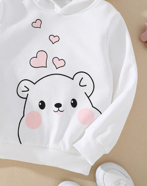 Cute White Bear Hood (Pack of 3 dresses)