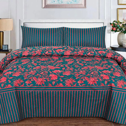 Midnight Bloom - Bed Sheet Set Buy One Get one free
