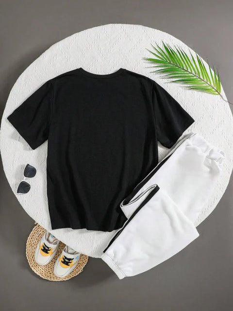 White Stripes MK Tracksuit (Pack of 3 dresses)