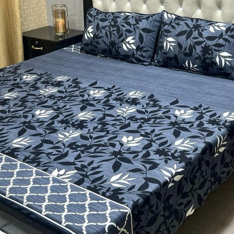 Midnight Bloom - Bed Sheet Set