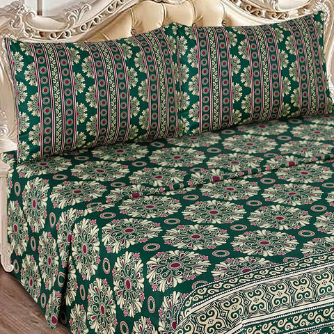 Emerald Glow - Bed Sheet Set Buy One Get one free