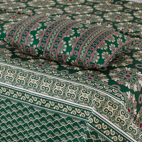 Emerald Glow - Bed Sheet Set Buy One Get one free