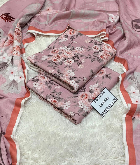 Khadar 3 PIECE Unstich DRESS