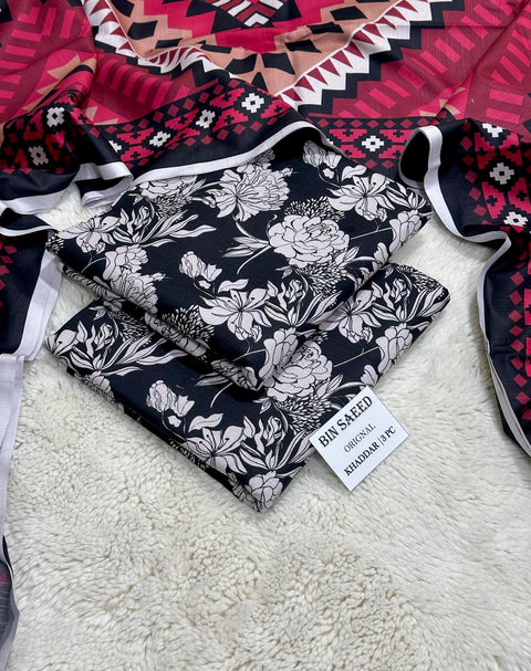 Khadar 3 PIECE Unstich DRESS