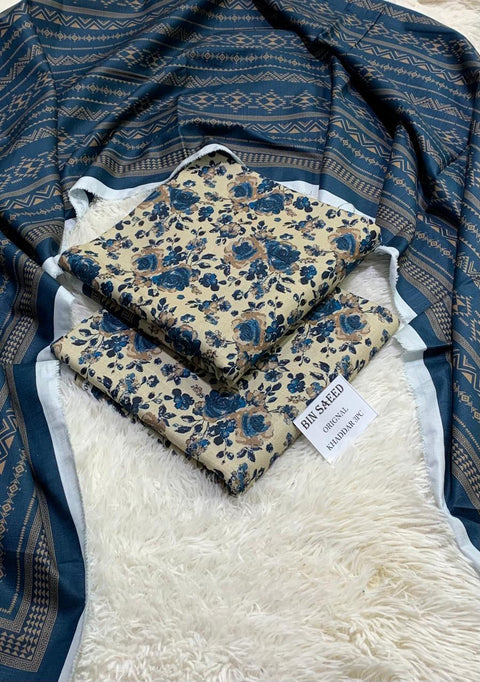 Khadar 3 PIECE Unstich DRESS