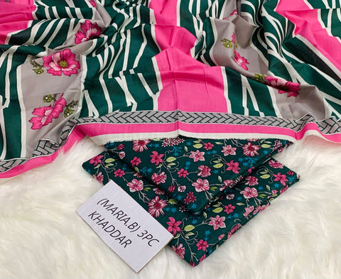 Khadar 3 PIECE Unstich DRESS