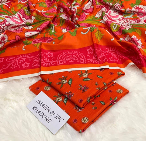 Khadar 3 PIECE Unstich DRESS