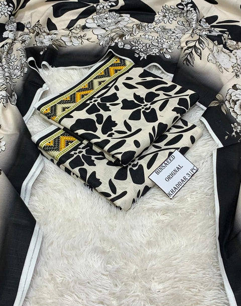 Khadar 3 PIECE Unstich DRESS